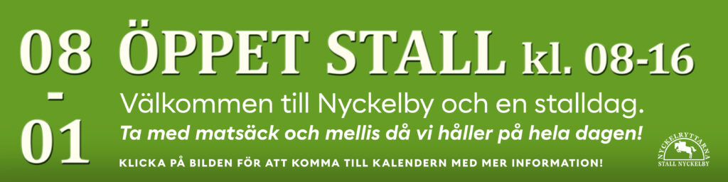 Öppet stall Studiedag 8 januari